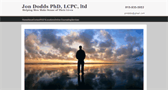 Desktop Screenshot of counselingjondodds.com